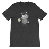 Funny Cat Drinking Eggnog Cat Lover