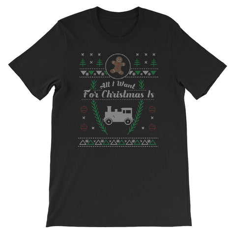 Toy Trains Christmas Ugly Design