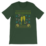 Christmas Wine Champagne Christmas Sweater Ugly Design