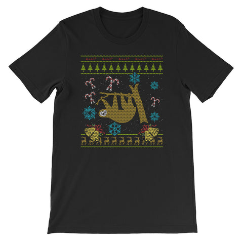 Sloth Christmas Ugly Sweater Design