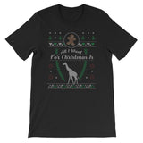 All I Want For Christmas Is A Giraffe Vet Tech Veterinarian