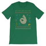 Ok Hand Sign Emoticon Icon Happy Christmas Ugly Design