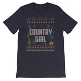 Country Christmas Ugly Design Girl Country