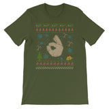 Ok Hand Sign Emoticon Icon Happy Christmas Ugly Design