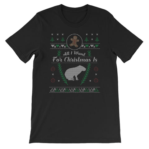 Pet Capybaras Christmas Ugly Design