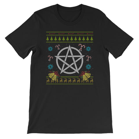 Pentagram Christmas Ugly Sweater Design