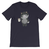 Funny Cat Drinking Eggnog Cat Lover