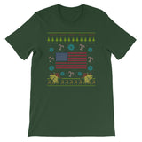 American Flag Christmas Ugly Design Sweater Ugly Design