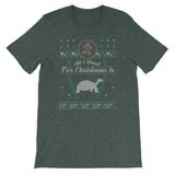 Pet Tortoise Christmas Ugly Sulcata Tortoise Design