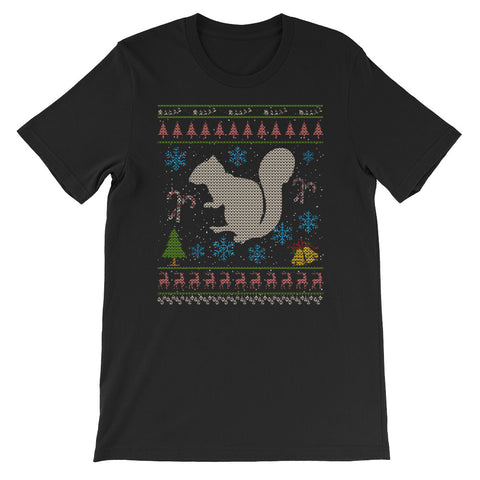 Squirrel Hunting Christmas Ugly Design Hunting Squirrels