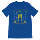 Christmas Wine Champagne Christmas Sweater Ugly Design