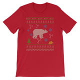Bear Hunting Christmas Ugly Design Bear Hunter Design