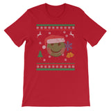 Funny Smiling Santa Emoticon Ugly Christmas Sweater Design