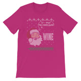 Funny Adult Christmas Ugly Sweater Design Wine Lovers Gift