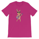 Funny Christmas Music Reindeer Bass Player Bassist Design