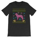 Pink Dog Christmas Ugly Sweater Design