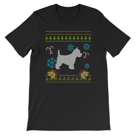 West Highland White Terrier Design Christmas Ugly Sweater
