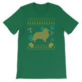 Shetland Sheepdog Design Ugly Sweater Christmas Design