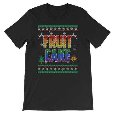 Fruit Cake LGBT Gay Pride Ugly Christmas Sweater Design