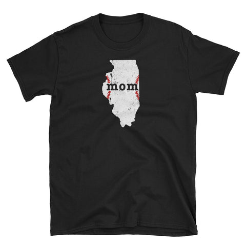 Illinois Mom Baseball T Shirts Softball Mom Shirts