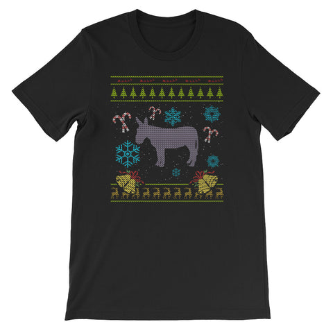 Sweater Christmas Design Miniature Donkey Pet Design