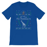 All I Want For Christmas Is A Giraffe Vet Tech Veterinarian