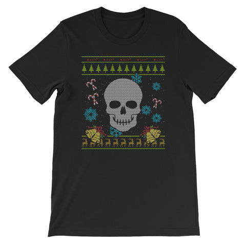 Skull Christmas Ugly Sweater Design Skeleton Design