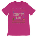 Country Christmas Ugly Design Girl Country