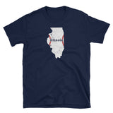 Illinois Softball Mom T Shirts Mom Baseball Shirts