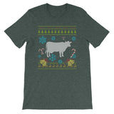 Pet Cow Mini Cow Ugly Christmas Sweater Design