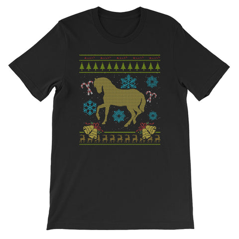 Barrel Horse Design Ugly Christmas Sweaters Design