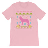 Pink Dog Christmas Ugly Sweater Design