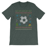 Soccer Ball Christmas Ugly Design Soccer Player