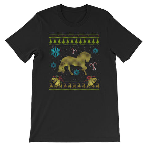 Friesian Horse Design Ugly Christmas Sweaters Design