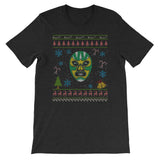 Mexican Wrestling Christmas Ugly Design Mexican Wrestler