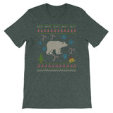Bear Hunting Christmas Ugly Design Bear Hunter Design