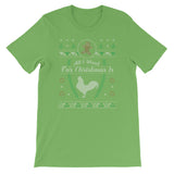 Pet Rooster Christmas Ugly Design