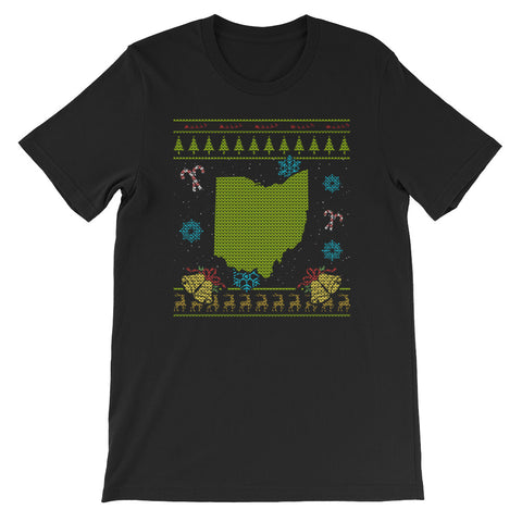 Ohio Christmas Ugly Sweater Design