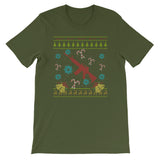 Gun Christmas Ugly Sweater Design Military Veteran Design