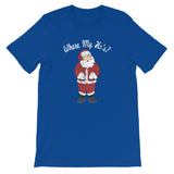 Where My Hos  Funny Christmas Santa Claus Design