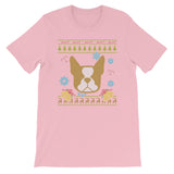 Boston Terrier Christmas Ugly Sweater Design
