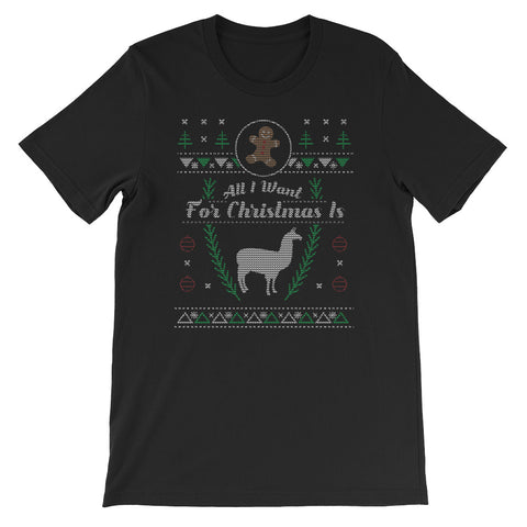 Pet Alpaca Christmas Ugly Design