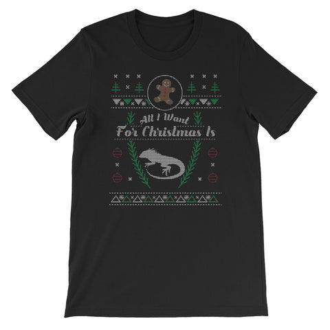 Pet Iguana Christmas Ugly Design