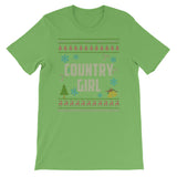 Country Christmas Ugly Design Girl Country
