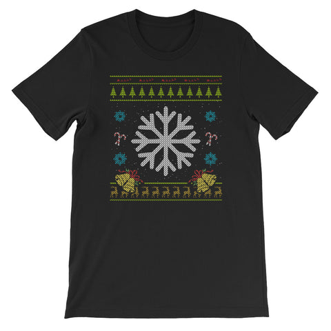 Snowflake Christmas Ugly Sweater Design
