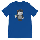 Funny Cat Drinking Eggnog Cat Lover
