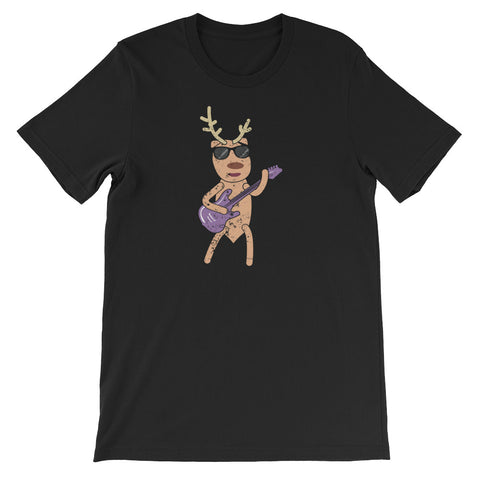 Funny Christmas Music Reindeer Bass Player Bassist Design