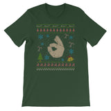 Ok Hand Sign Emoticon Icon Happy Christmas Ugly Design