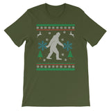 Bigfoot Ugly Christmas Sweater Sasquatch Design