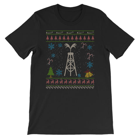 Oilfield Wife Christmas Ugly Design Oil Worker Oilfield